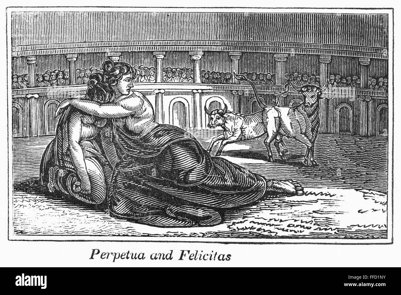 ROME PERPETUA & FELICITAS. /nMartyrdom of Saints Perpetua and
