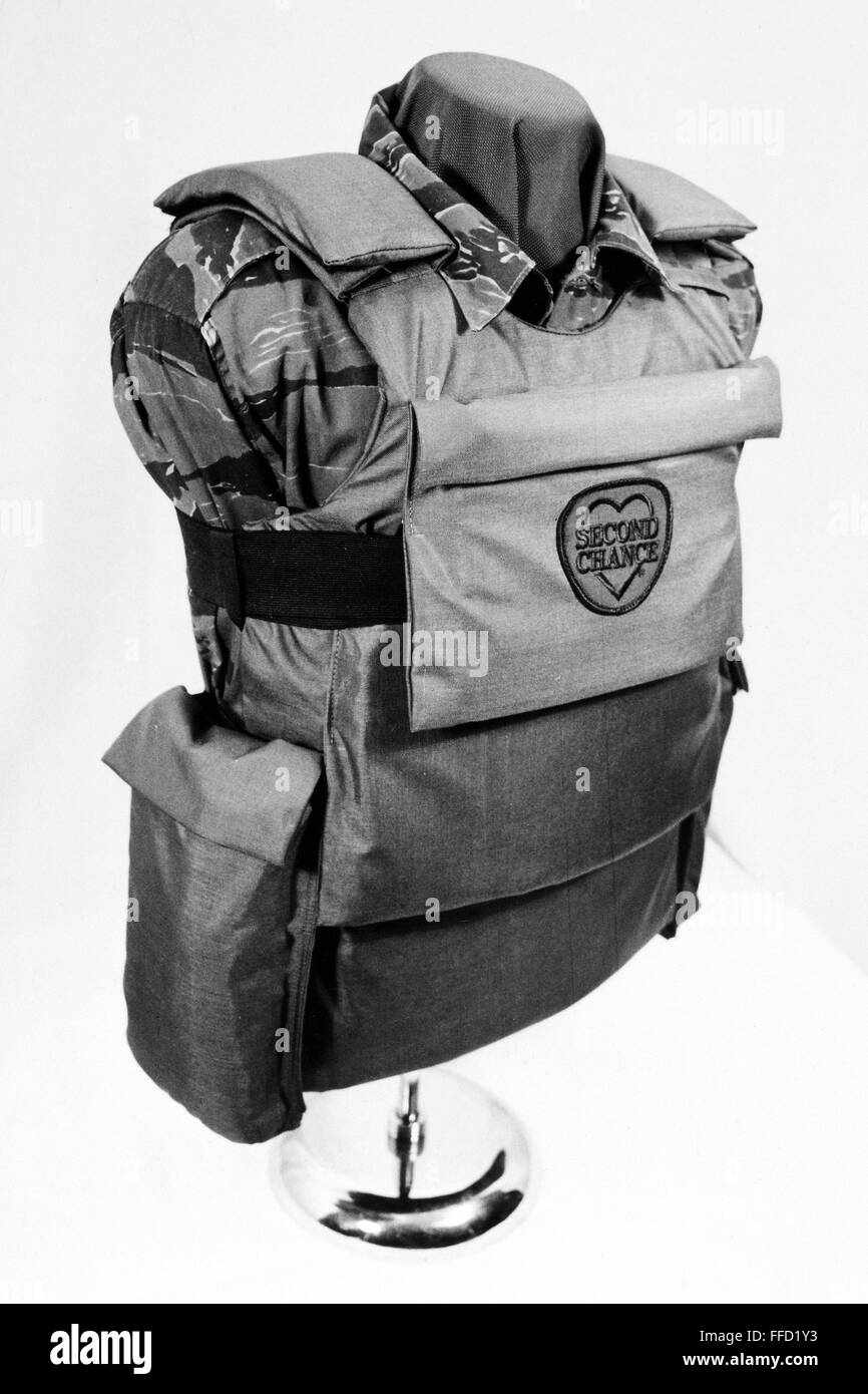 AMERICAN BODY ARMOR, 1970s. /nThe Harcorps vest developed by Second