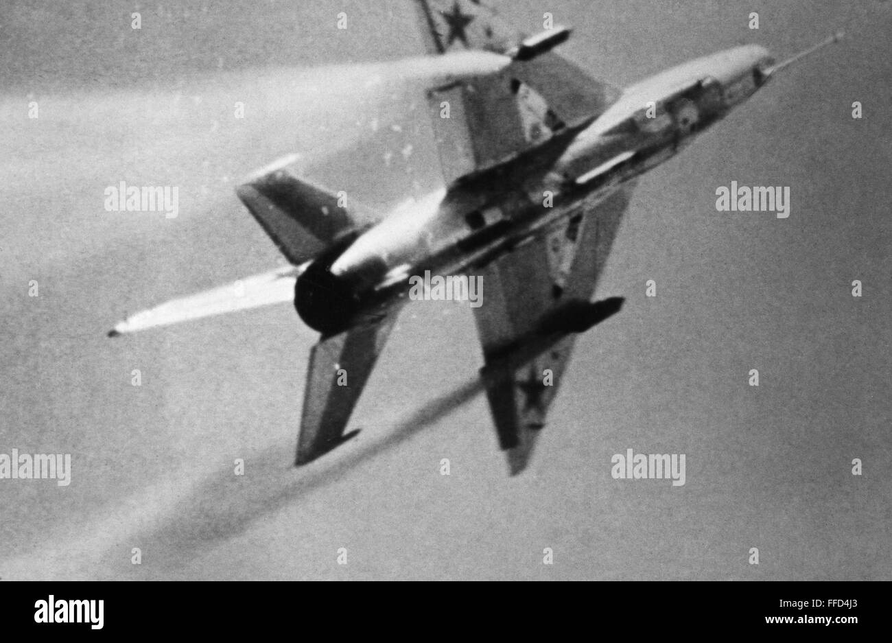 SOVIET FIGHTER: MIG 21. /nA MIG 21, possibly built in China and used by ...