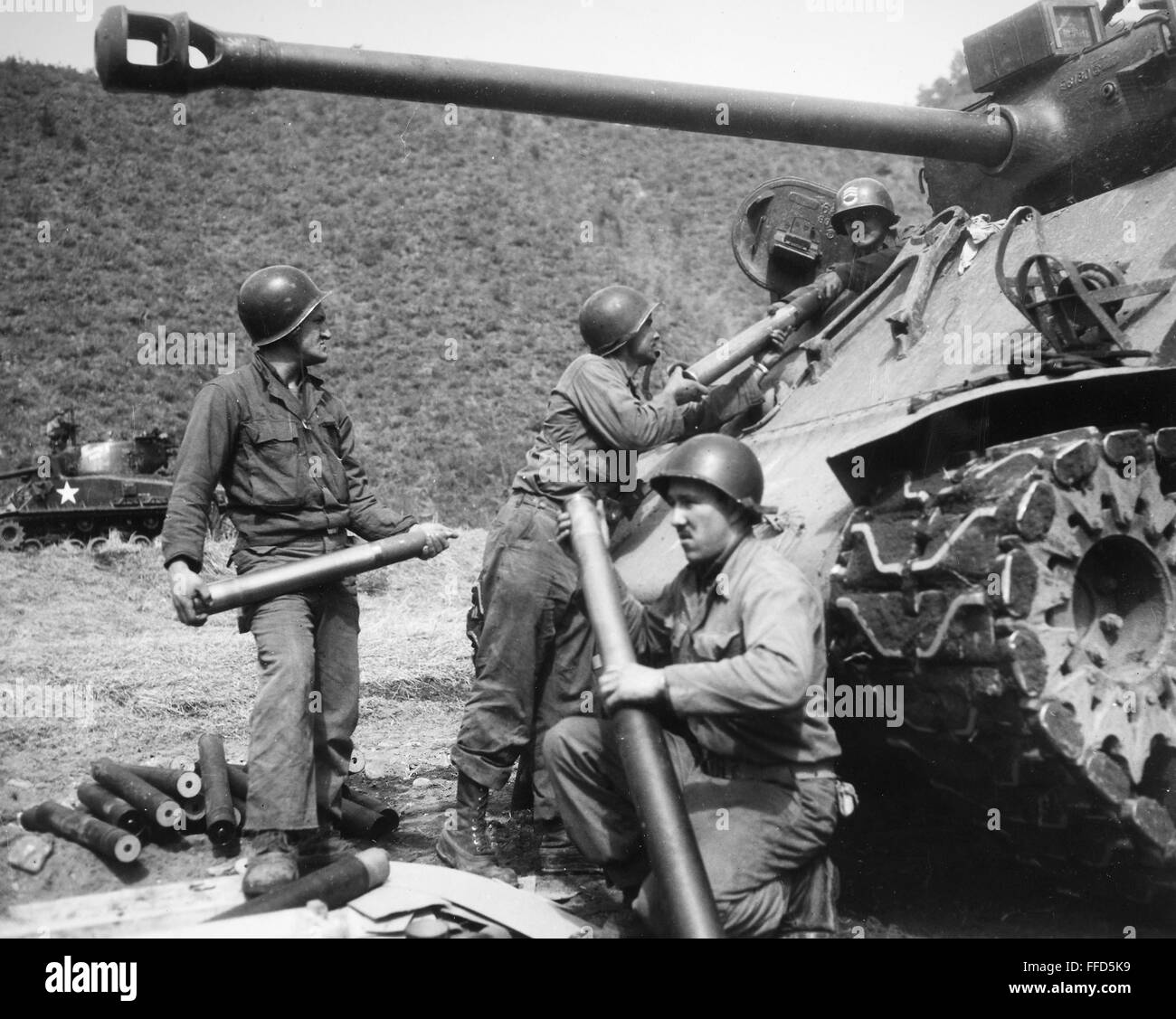 Us army korea war korean Black and White Stock Photos & Images - Alamy