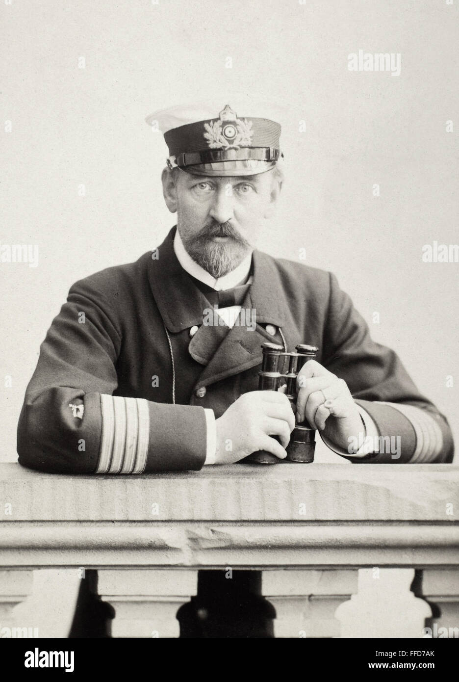 GERMAN NAVAL OFFICER, 1898. /nOriginal photograph, Berlin, 1898