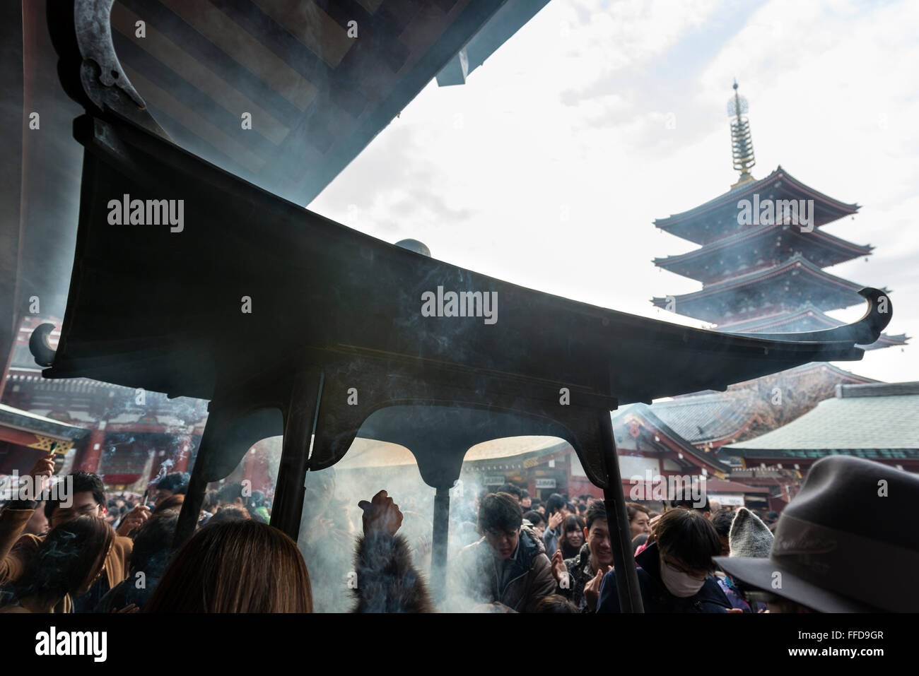 Incense Senso Ji High Resolution Stock Photography and Images - Alamy