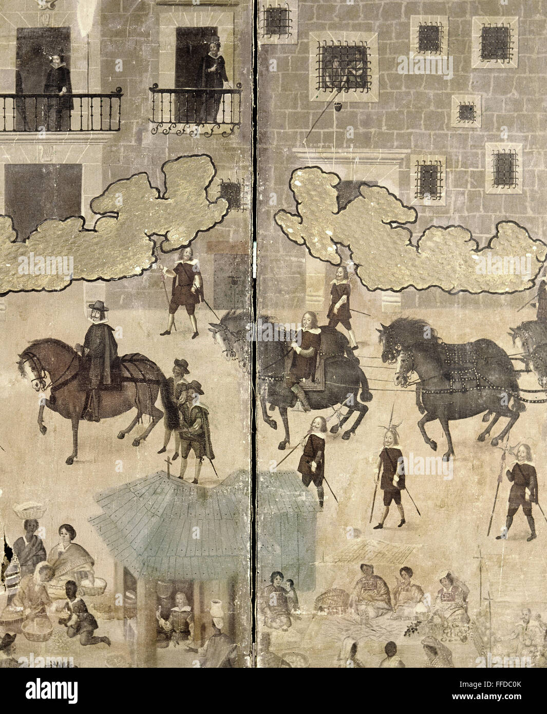 MEXICO CITY, 17th CENTURY. /nThe Viceroy's Palace, Mexico City, with