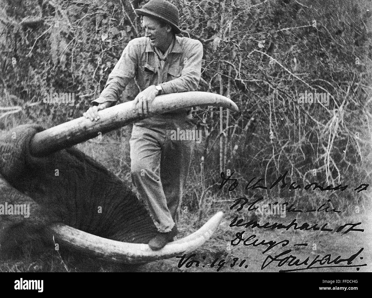 DENYS FINCHHATTON /n(18871931). British aviator and big game