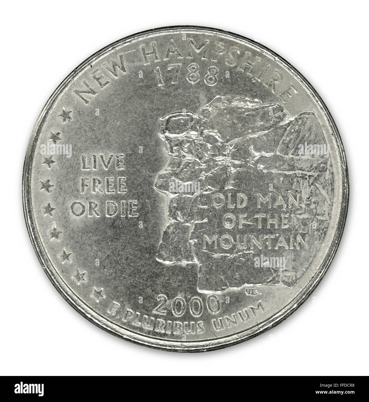 STATE QUARTER, 2000. /nReverse of a United States quarter, 2000