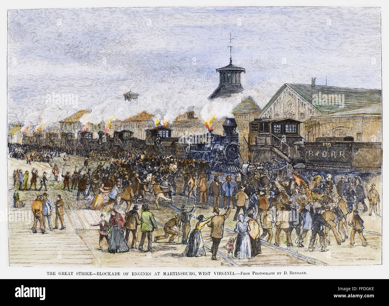 The great railroad strike hi-res stock photography and images - Alamy