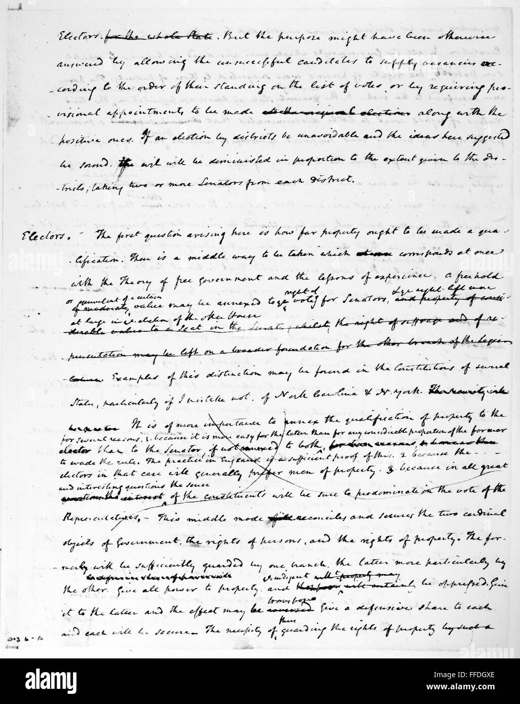 MADISON: POLITICAL NOTES. /nJames Madison's observations on drafting a ...