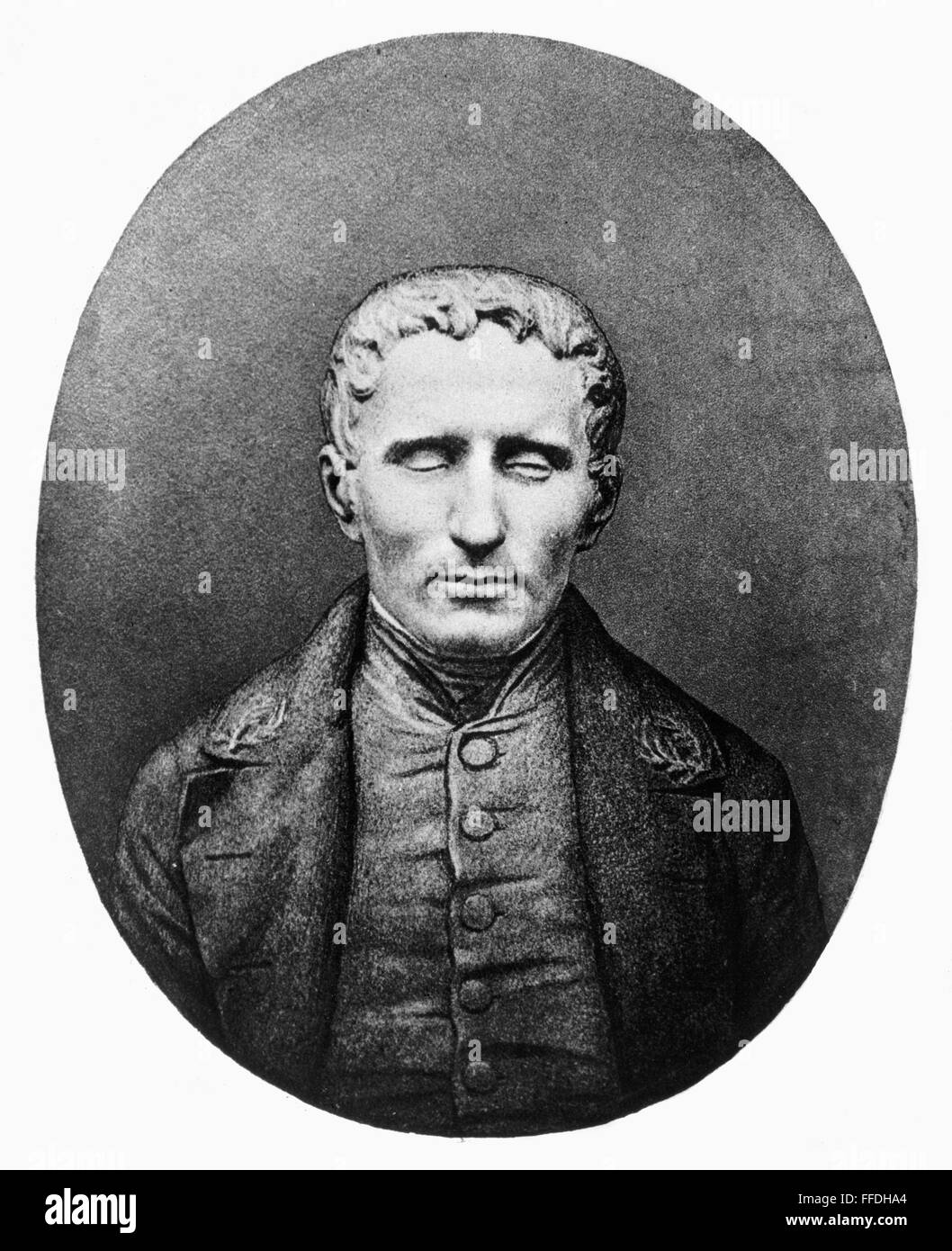 LOUIS BRAILLE (18091852). /nFrench teacher of the blind. Undated