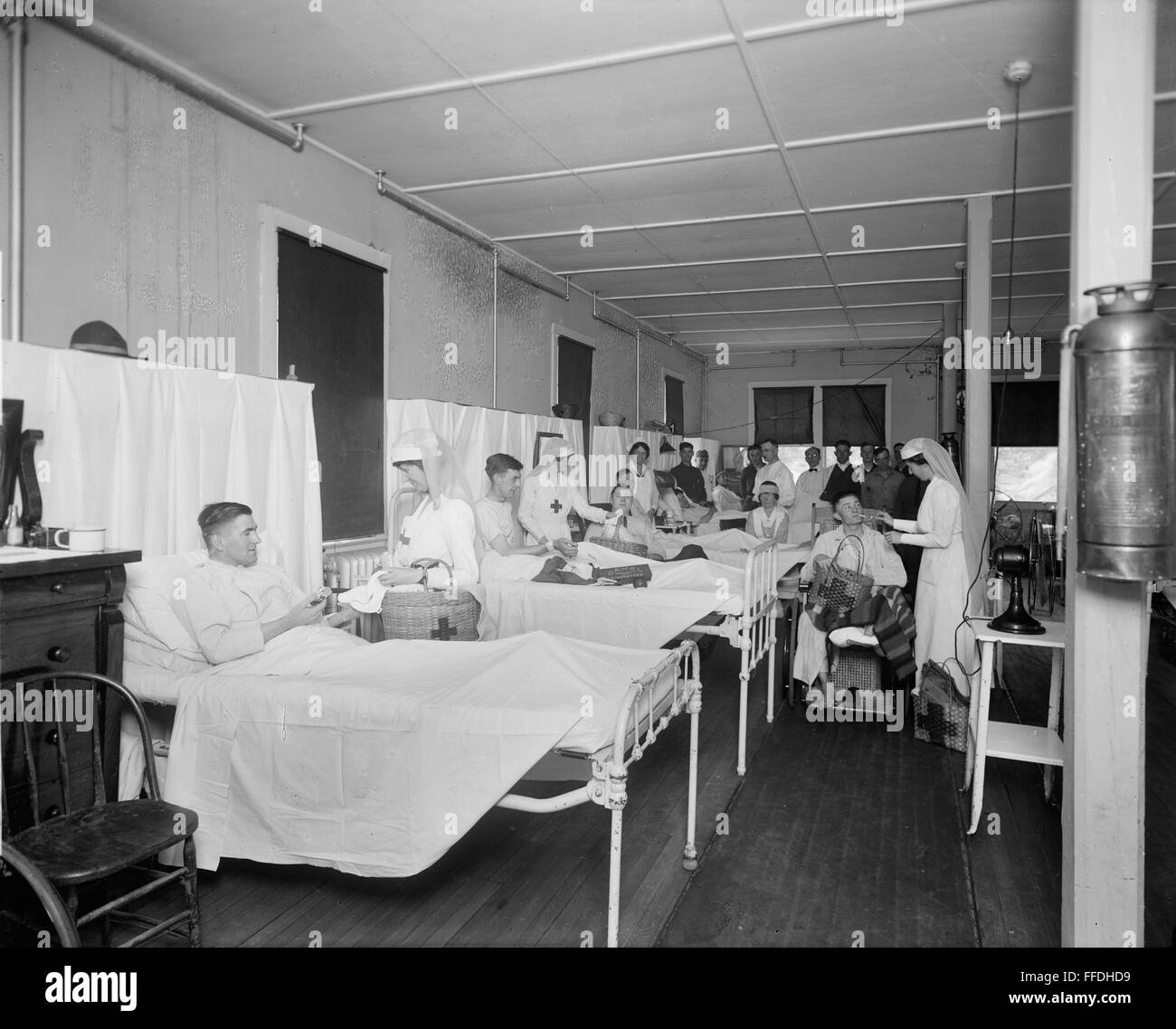 WALTER REED HOSPITAL. /nRed Cross activities at Walter Reed Hospital