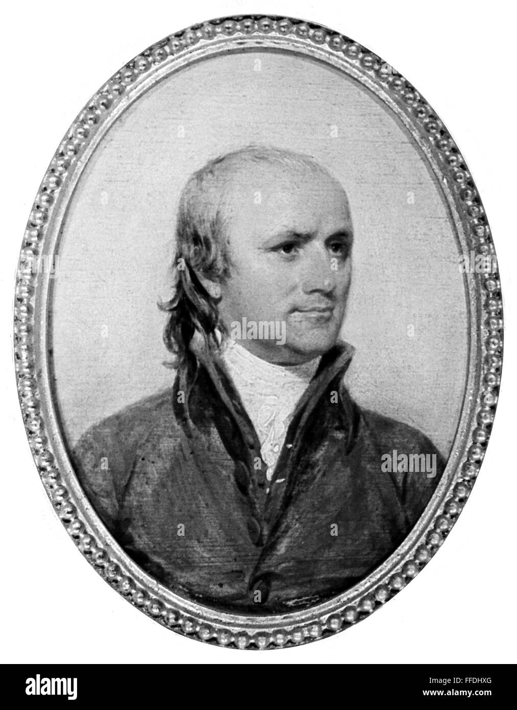 EGBERT BENSON (17451815). /nAmerican lawyer and jurist. Oil on wood by