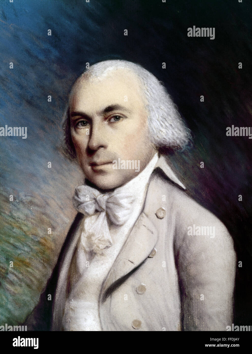 JAMES MADISON (17511836)./n4th President of the United States. Pastel
