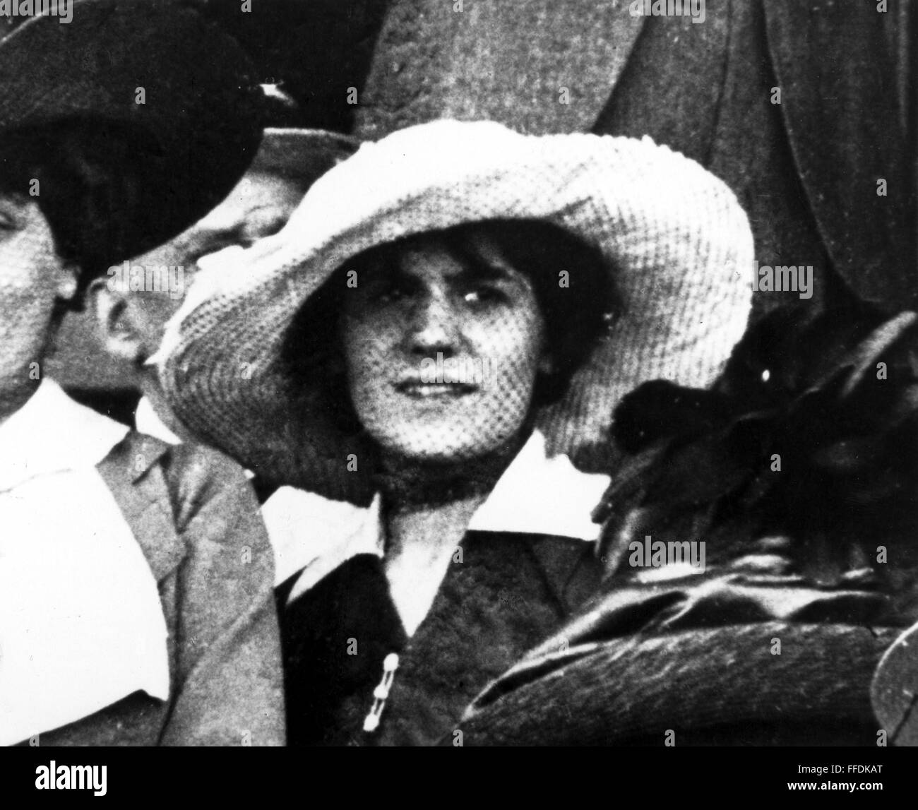 Image of GABRIELLE 'COCO' CHANEL (1883-1971). French fashion designer.  Photographed with several