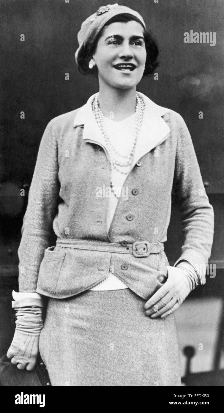 GABRIELLE 'COCO' CHANEL /n(1883-1971). French fashion designer ...