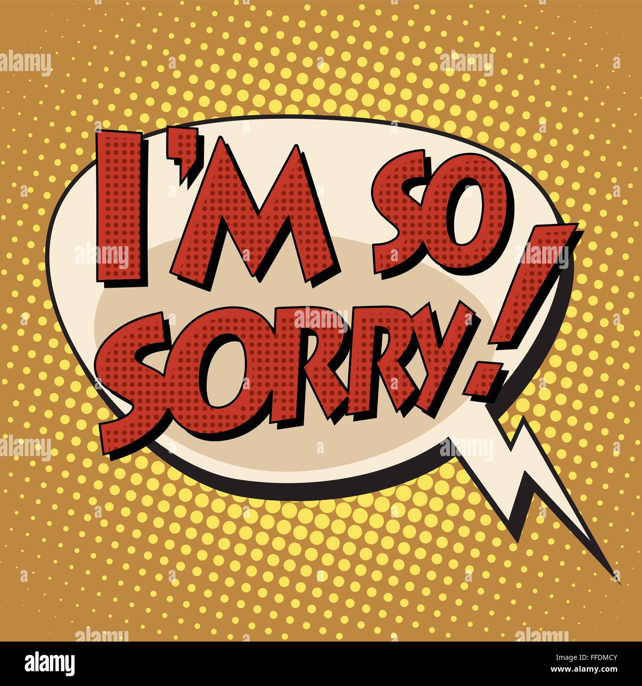 I am so sorry hi-res stock photography and images - Alamy