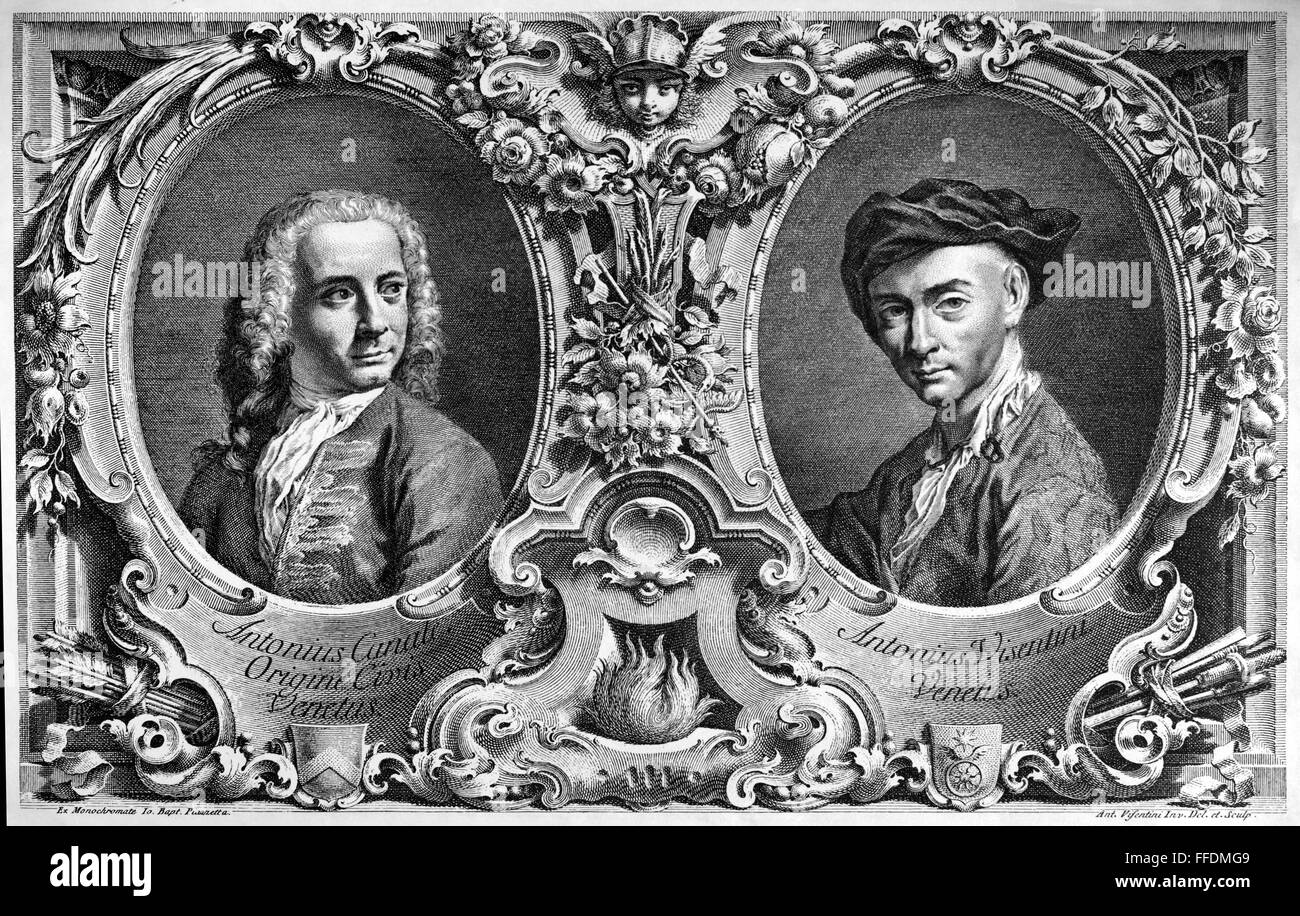 CANALETTO & VISENTINI. /nItalian artists Giovanni Antonio Canaletto