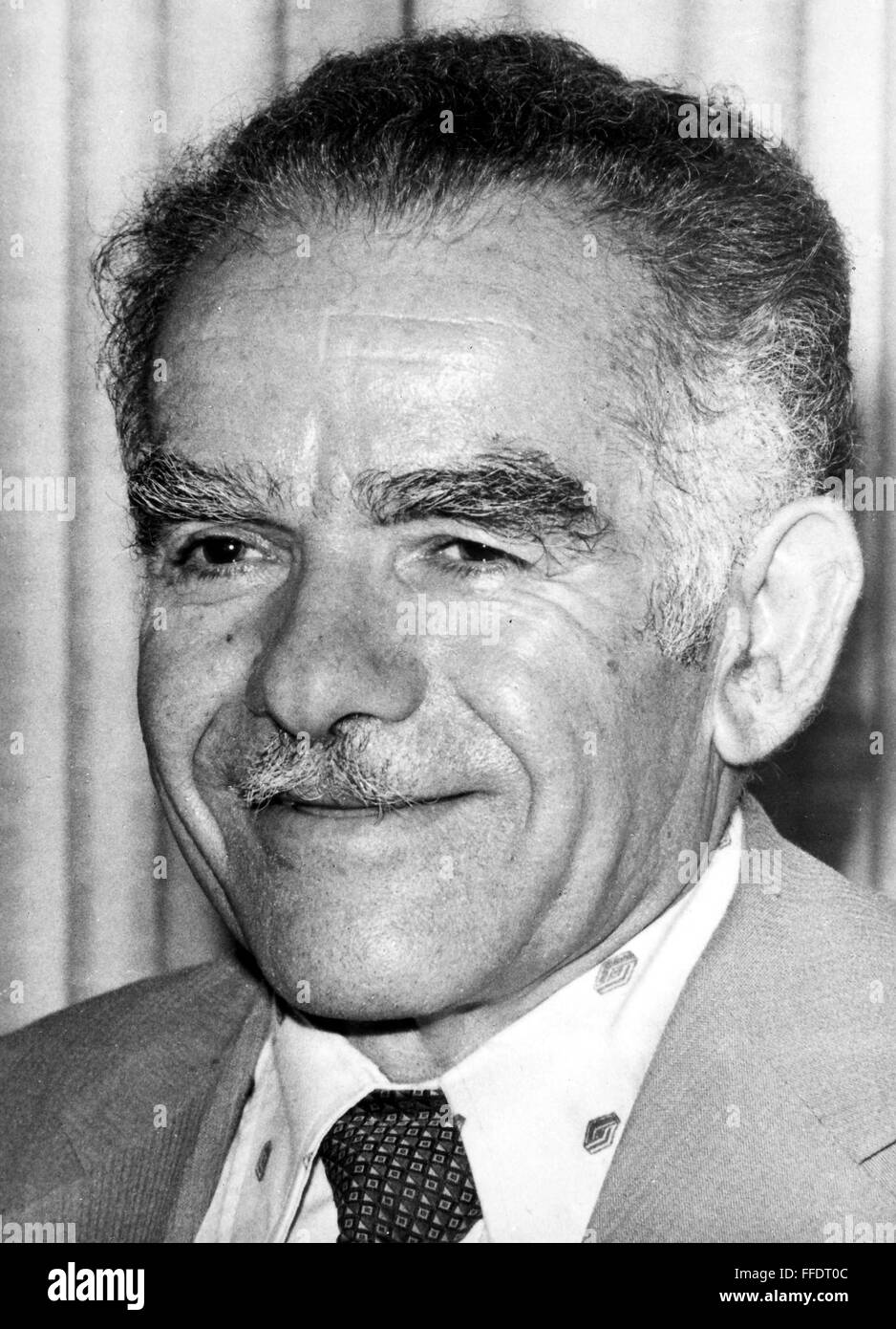 YITZHAK SHAMIR (1915-). /nIsraeli statesman. Stock Photo