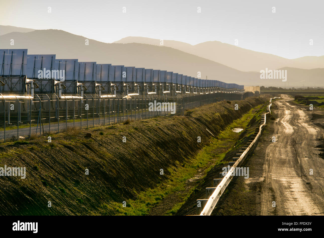 Spain, Almeria Province, solar power plant Spain Stock Photo - Alamy