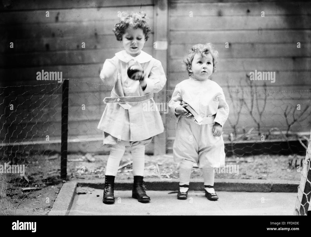 TITANIC: SURVIVORS, 1912. /nTwo French brothers, Michel (age 4) and ...