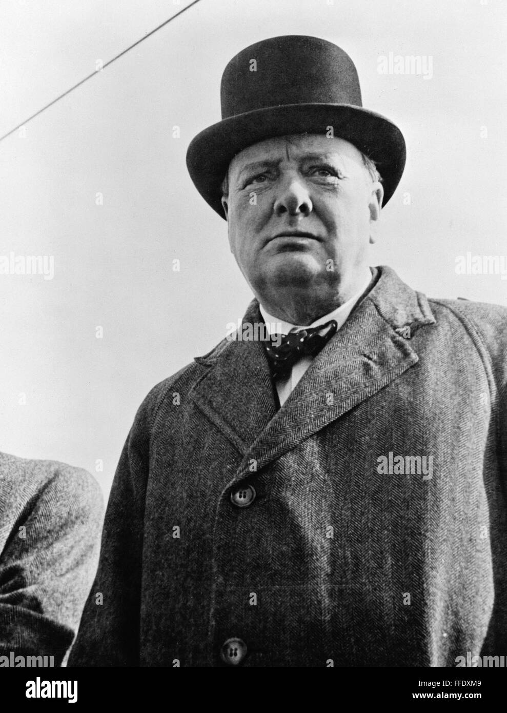 WINSTON CHURCHILL /n(1874-1965). Sir Winston Leonard Spencer Churchill ...