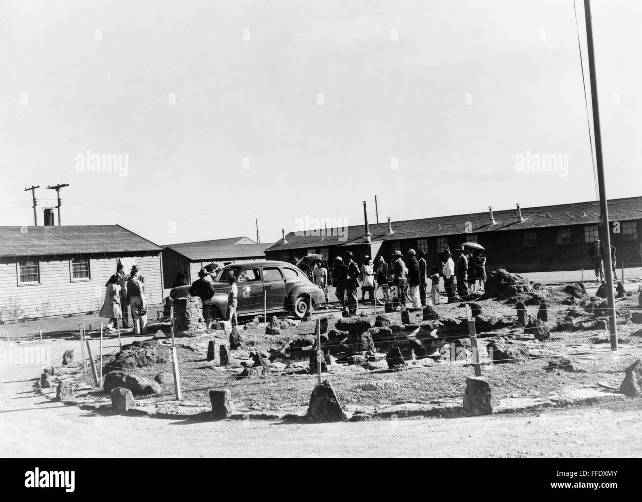 JAPANESE INTERNMENT, 1943. /nA Japanese internment camp at Tule Lake