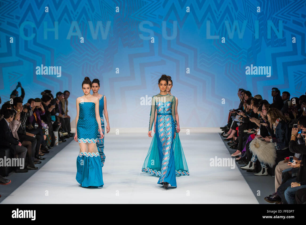 Jan. 18, 2016 - Hong Kong, Hong Kong SAR, China - Models showcase