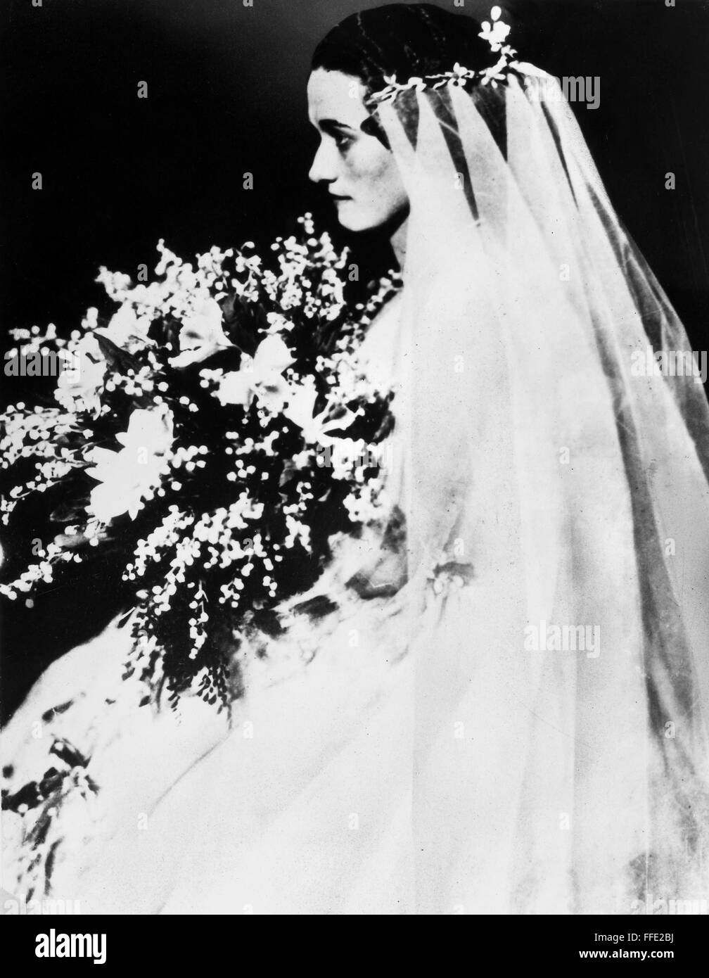 DUCHESS OF WINDSOR /n(18961986). Bessie Wallis Warfield, future Duchess of Windsor