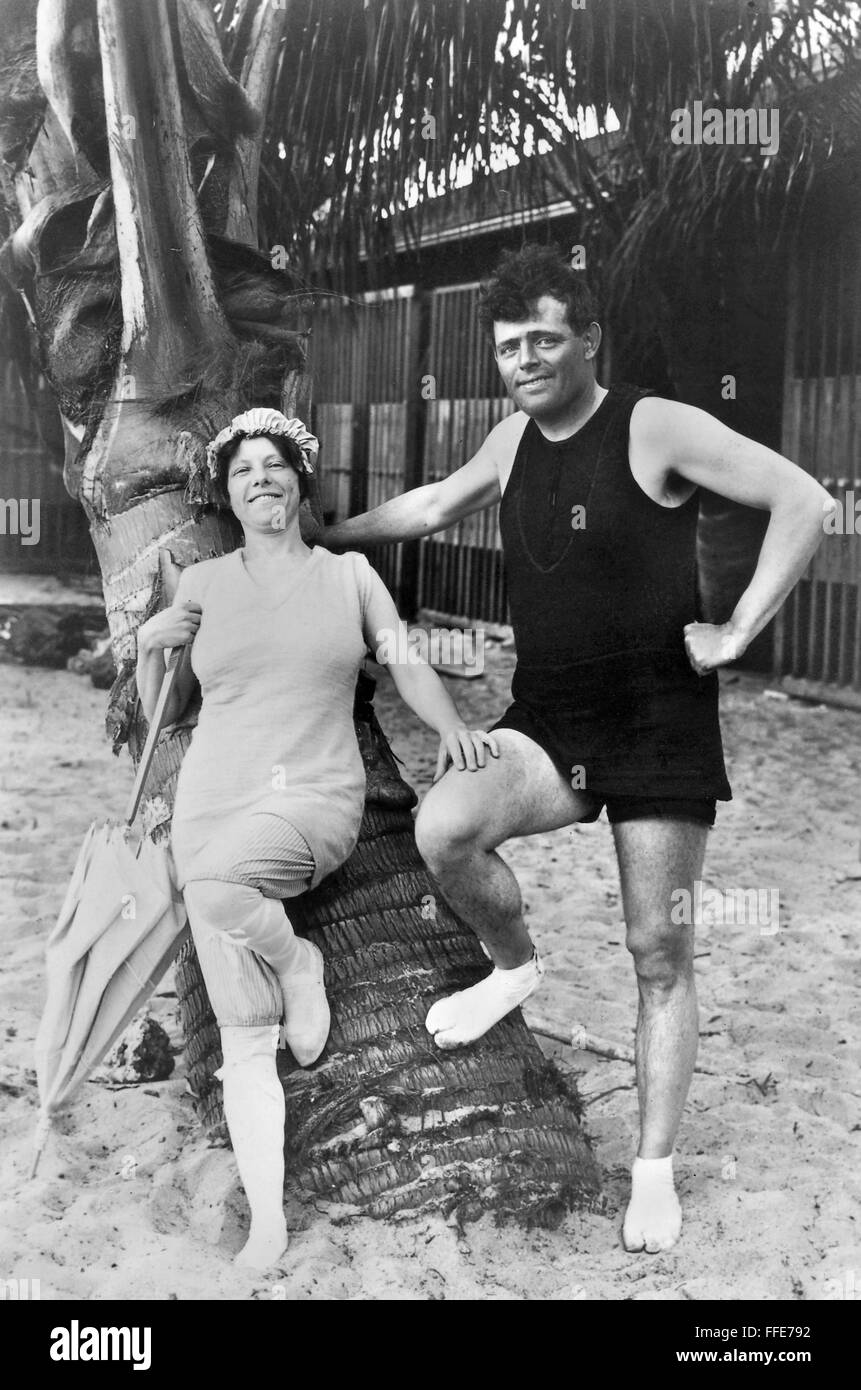 JACK LONDON (18761916). /nWith his wife, Charmian Kittredge London