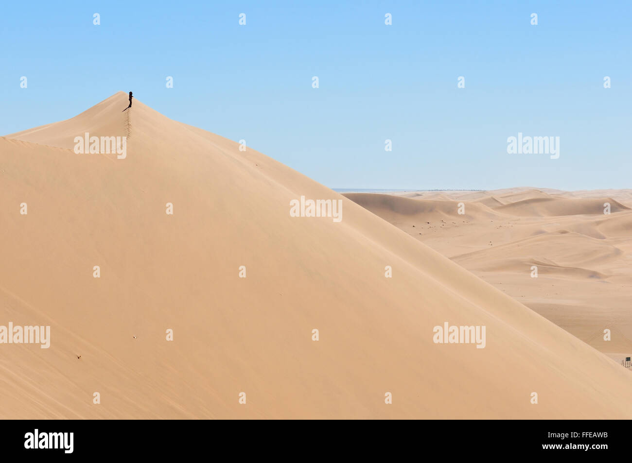 Dune 7 in the Namib Desert at Walvisbaai, Namibia Stock Photo Alamy