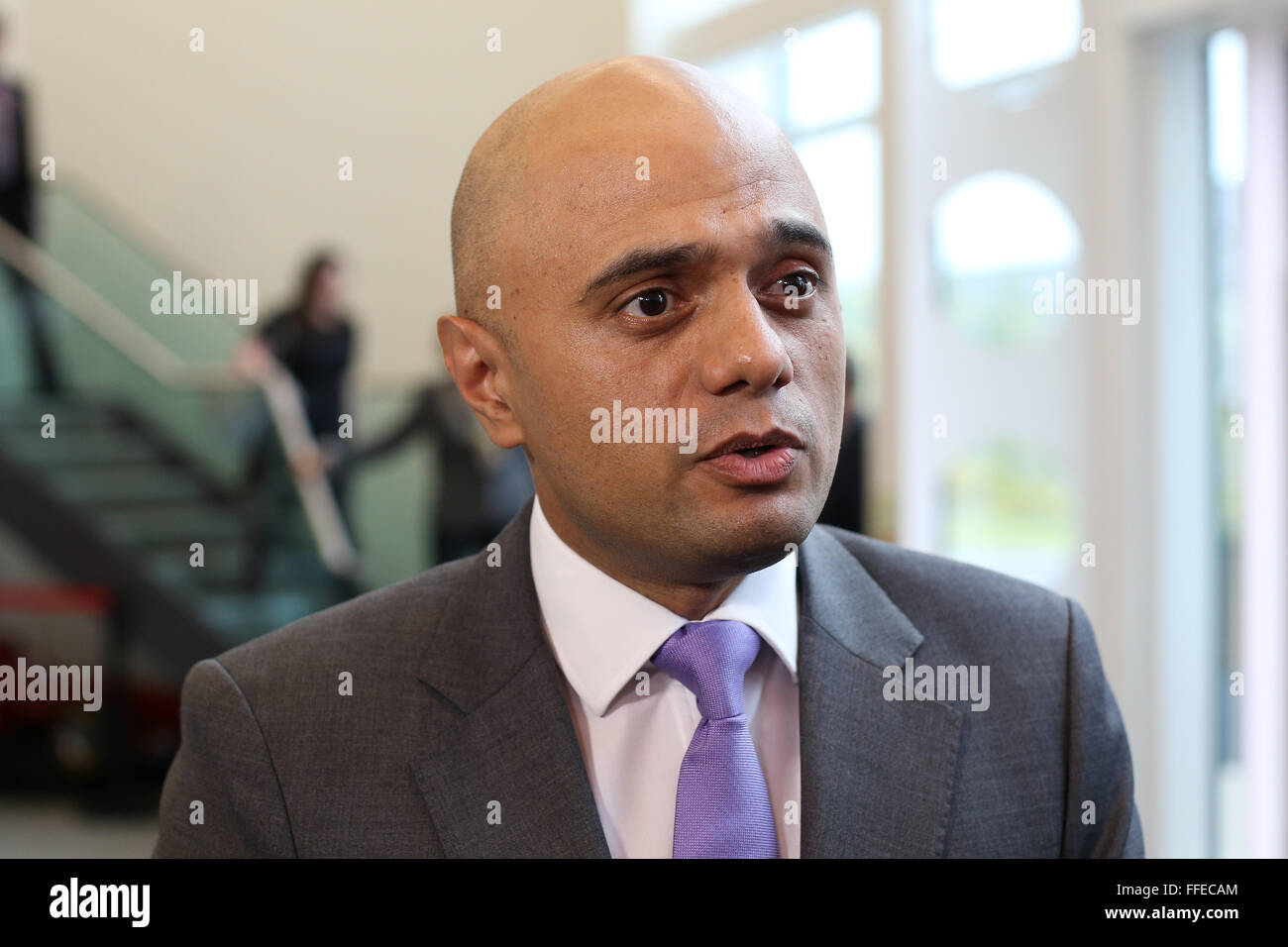 Sajid Javid, British Conservative politician and Member of Parliament for Bromsgrove. Stock Photo