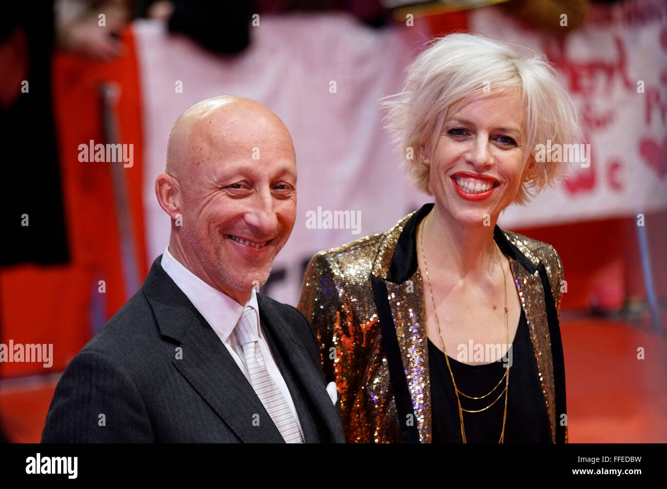 Oliver Hirschbiegel and Katja Eichinger attending the 'Hail Caesar