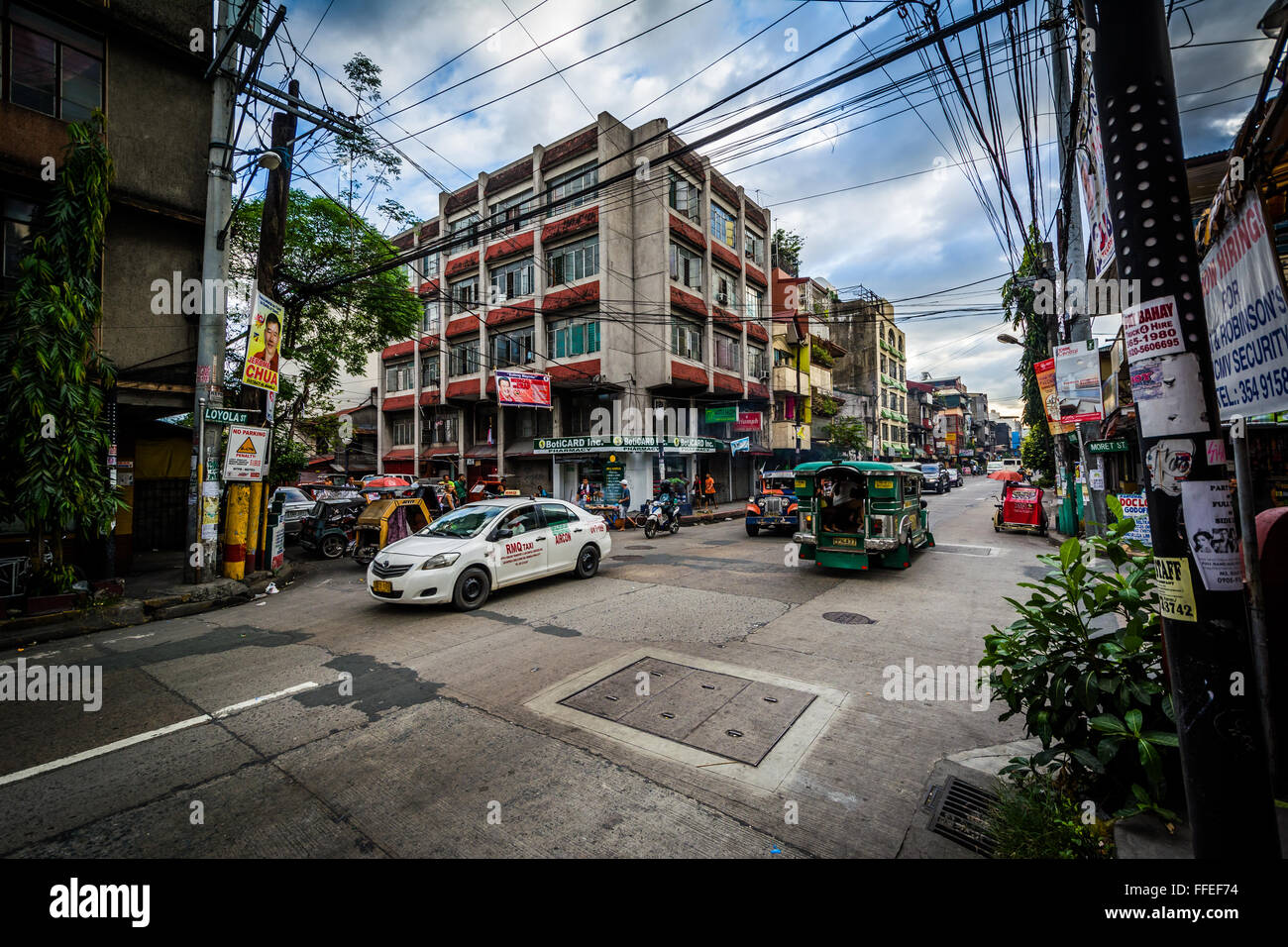 Loyola Street, in Sampaloc, Manila, The Philippines Stock Photo Alamy
