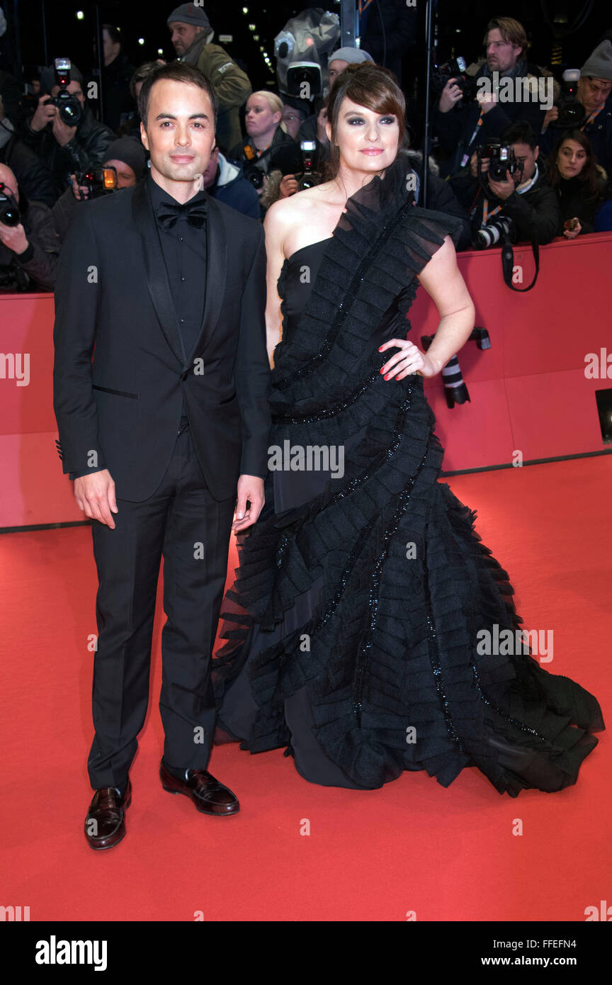 Berlin, Germany. 11th Feb, 2016. Nikolai Kinski and Ina Paule Klink attending the 'Hail Caesar Berlin, Germany. 11th Feb, 2016. Nikolai Kinski and Ina Paule Klink attending the 'Hail Caesar