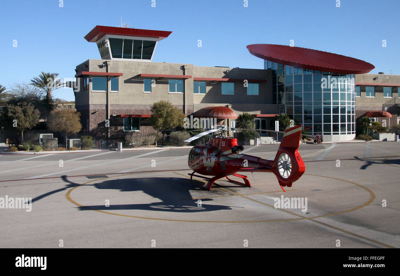 Boulder City Municipal Airport near Las Vegas, Nevada, USA Stock Photo