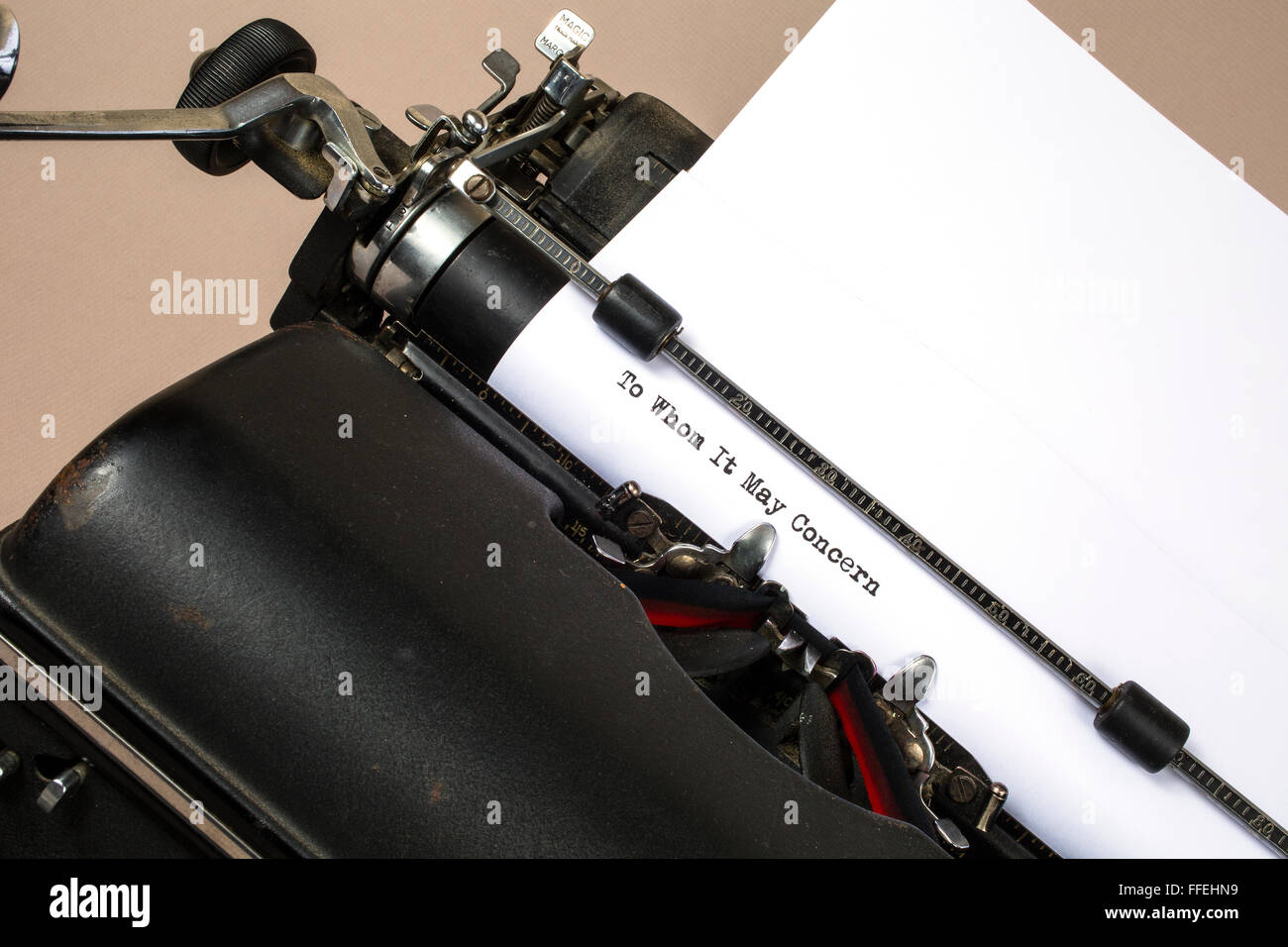 Typewriter hi-res stock photography and images - Alamy