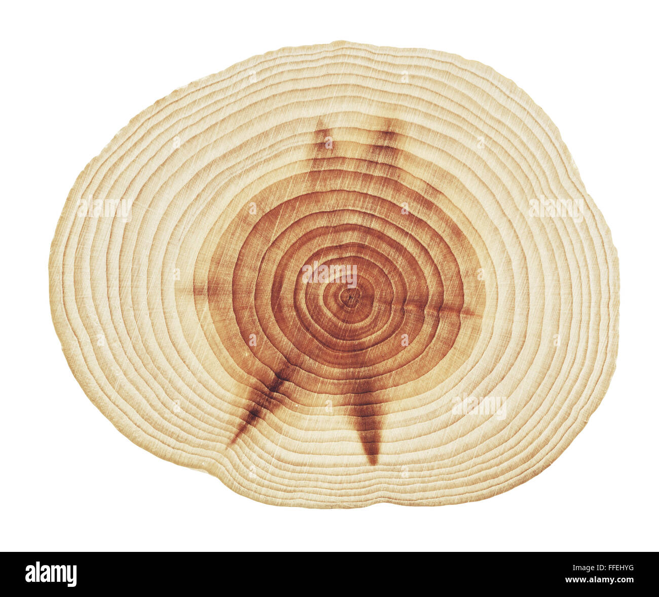 Wood outlet grain rings
