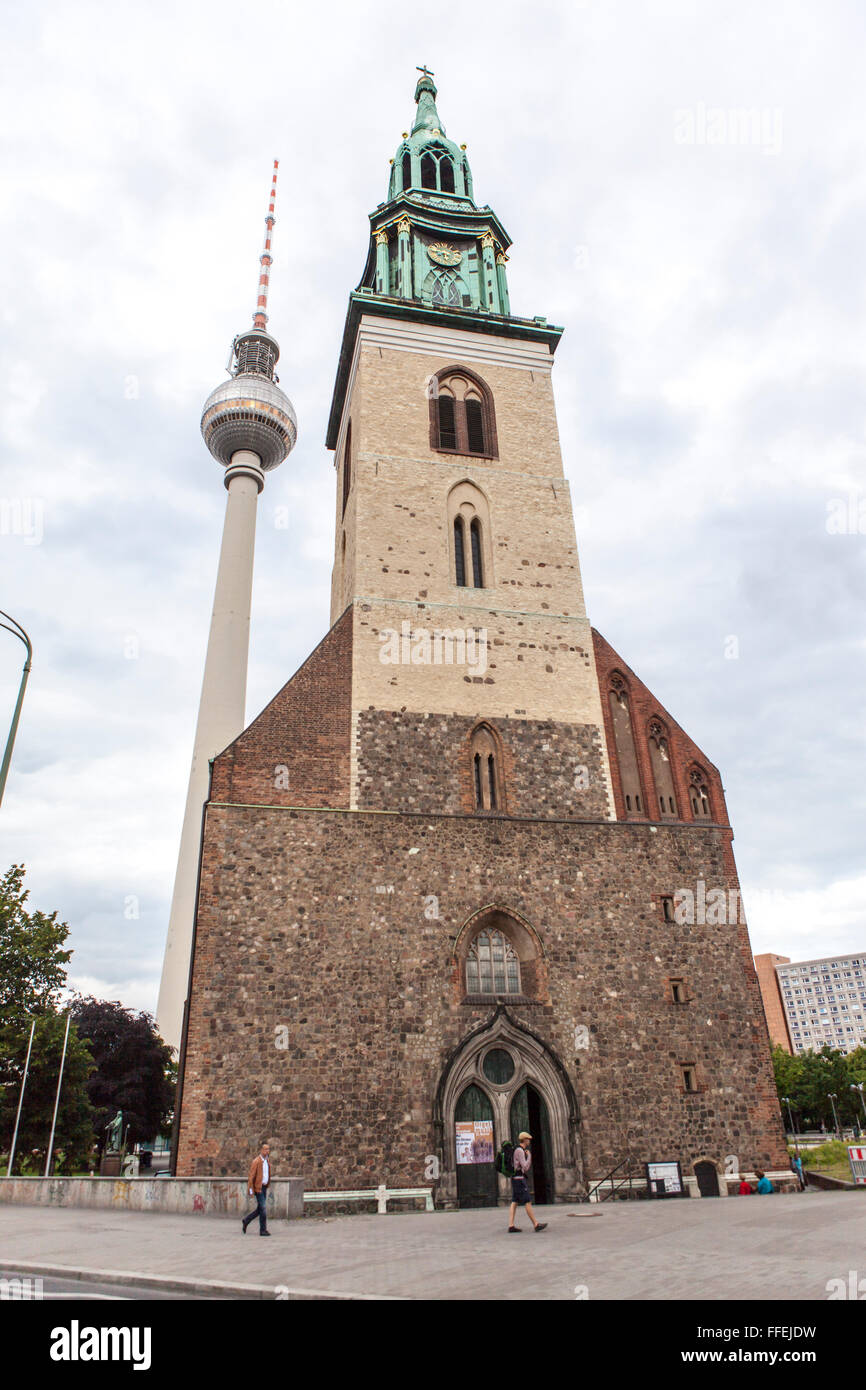 Berlin germany st marys church hi-res stock photography and images - Alamy