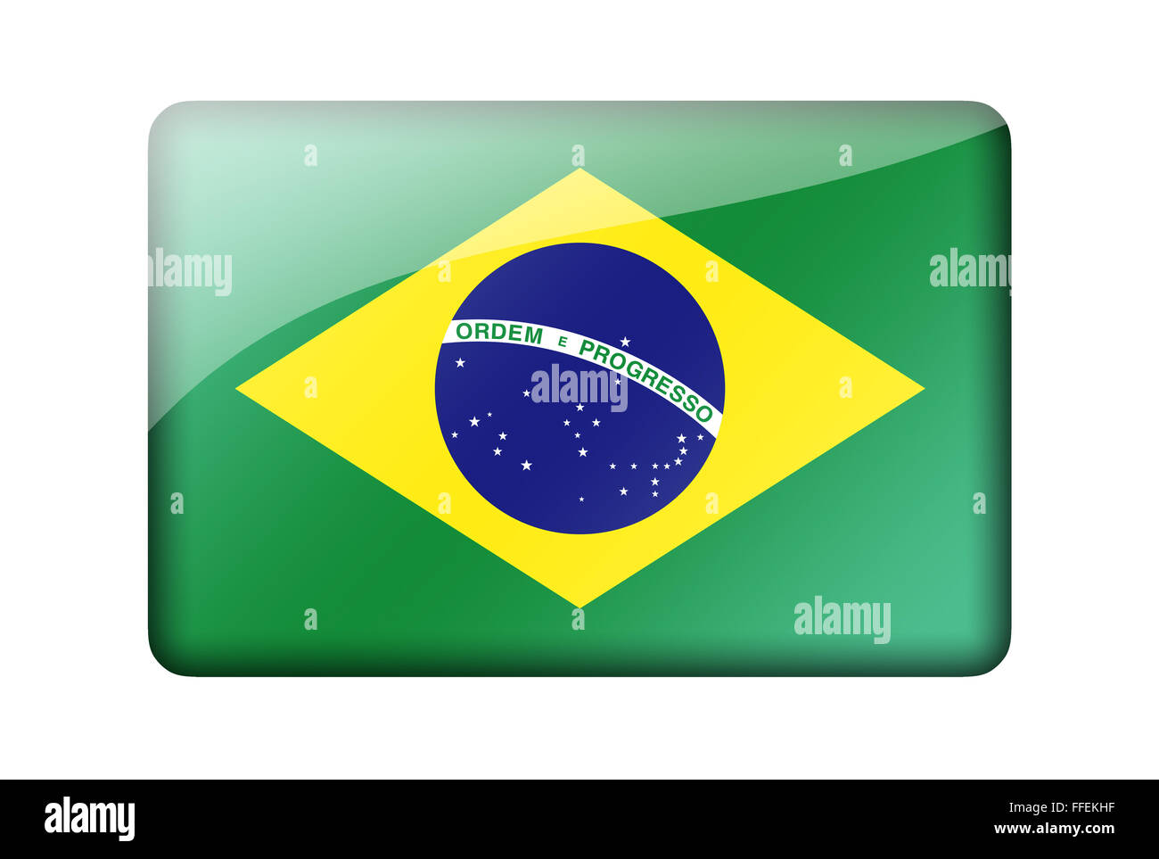 The Brazilian flag Stock Photo Alamy