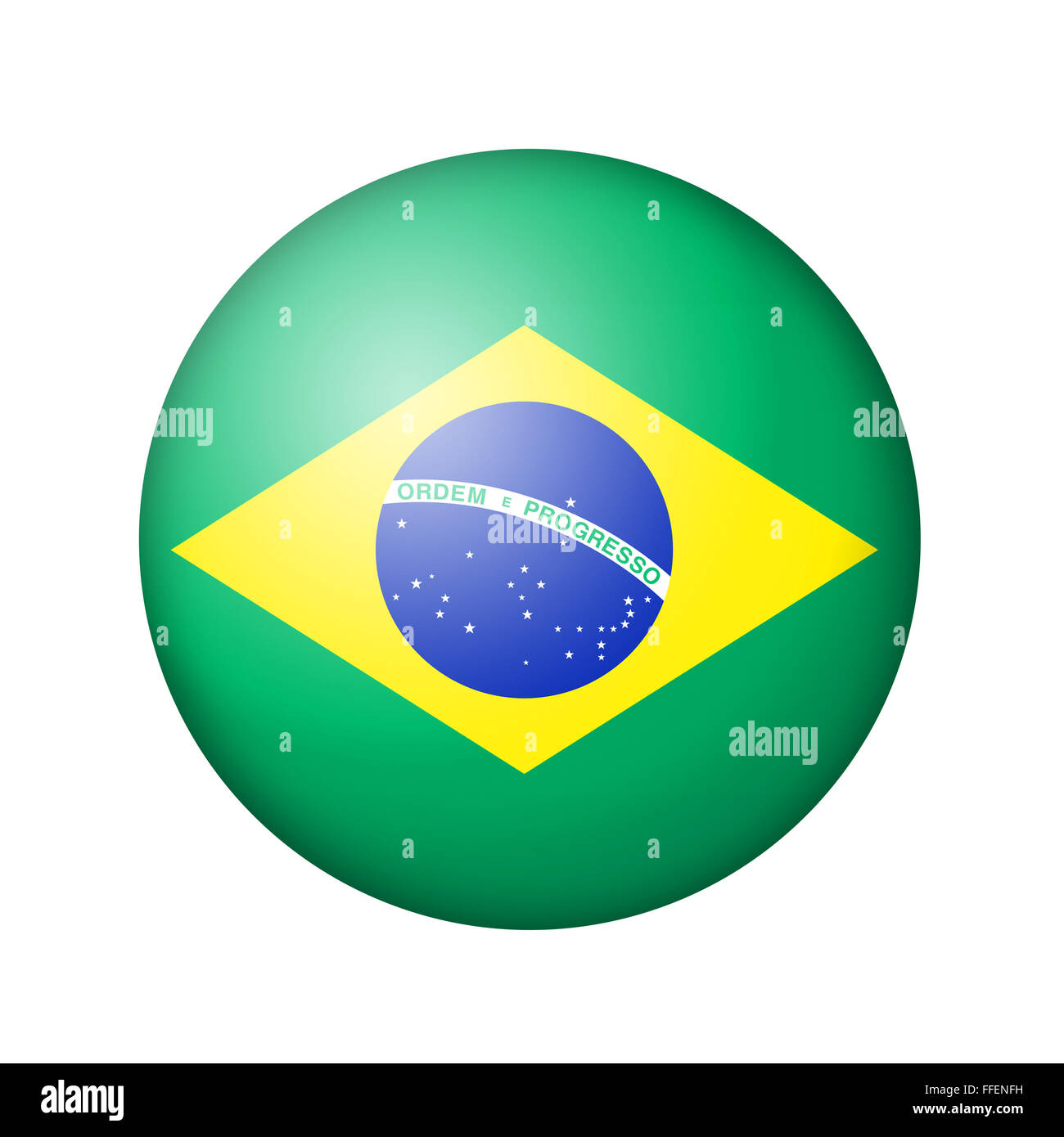 The Brazilian flag Stock Photo Alamy