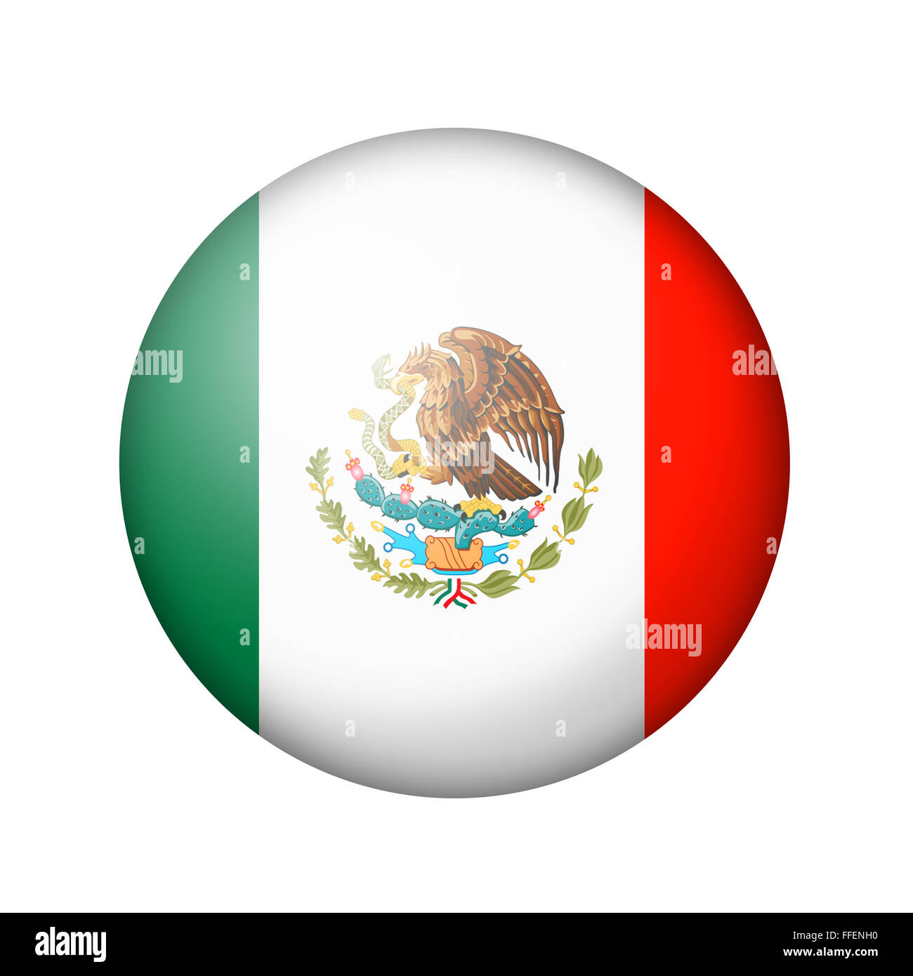 The Mexican flag Stock Photo Alamy