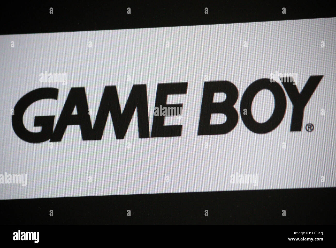 Markenname: 'Game Boy', Berlin. Stock Photo