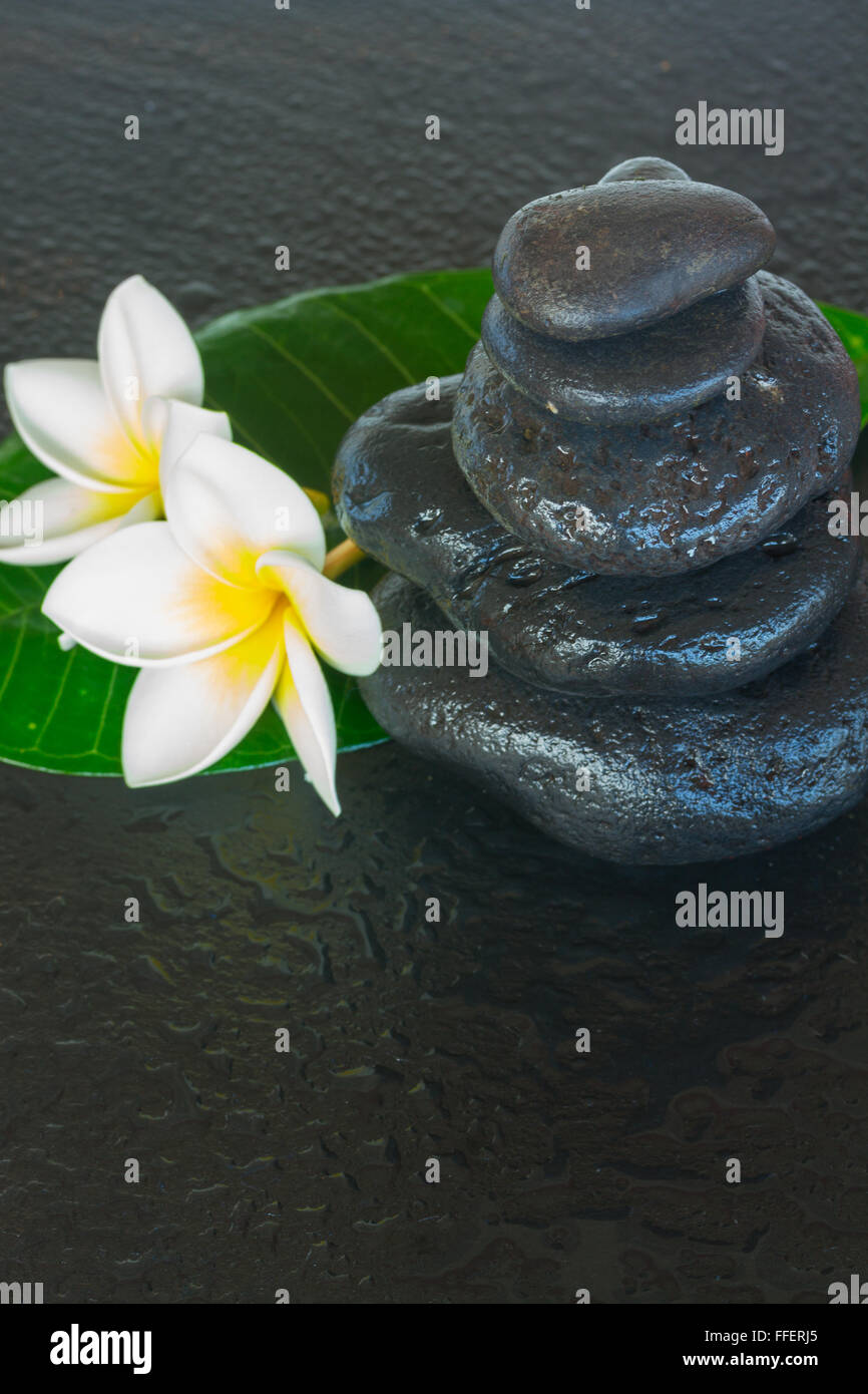 black zen stones Stock Photo Alamy