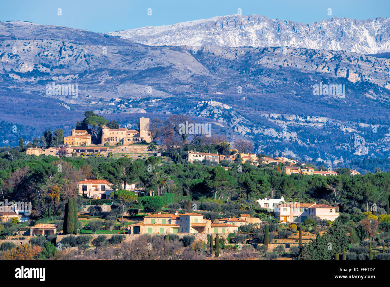 old village of Mougins, Mougins, Alpes-Maritimes Department, Cote d'Azur, France Stock Photo