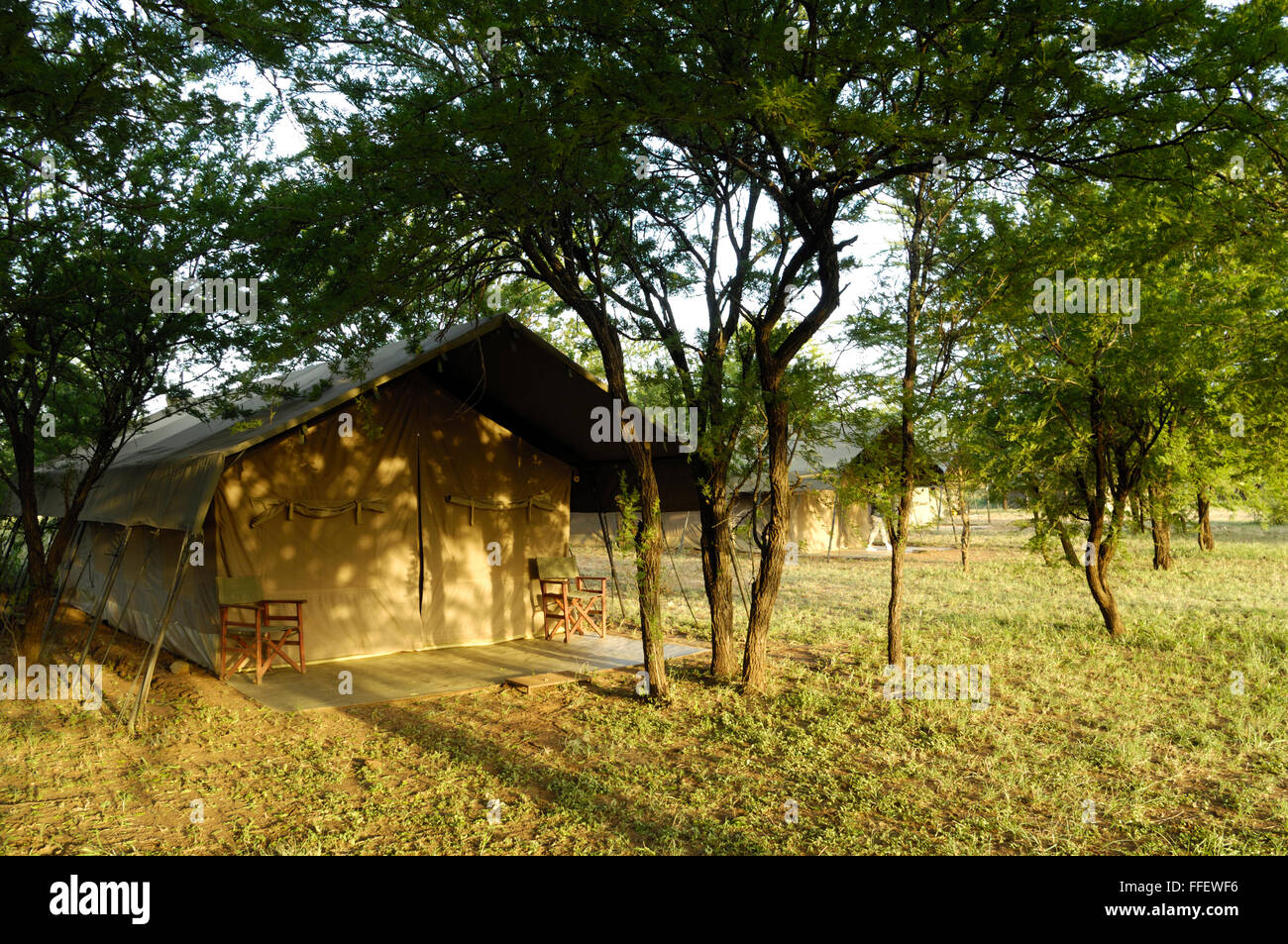 Ronjo camp, Serengeti Stock Photo