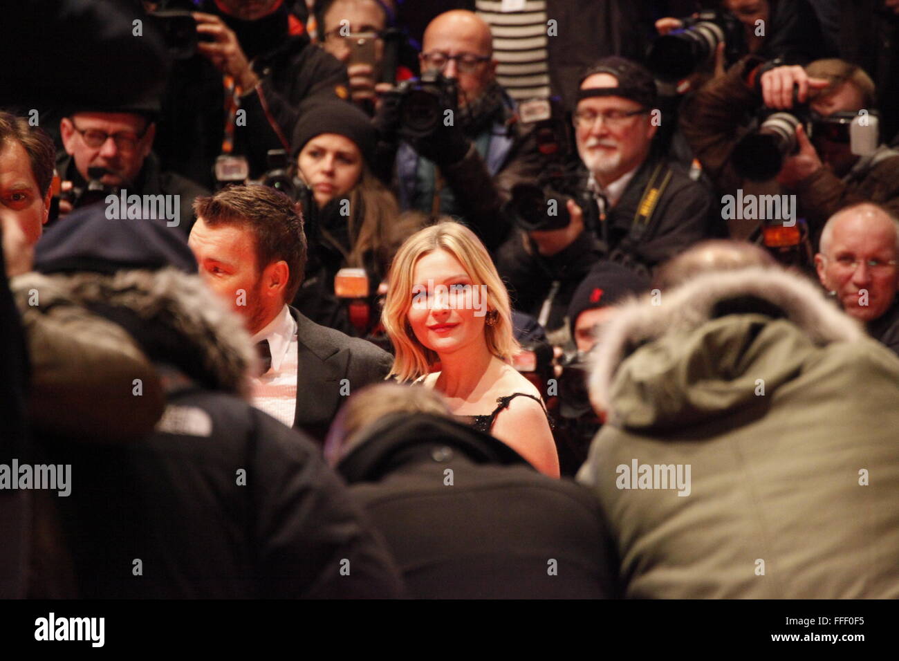 Kirsten Dunst on Berlinale 2016 for Midnight Special Stock Photo