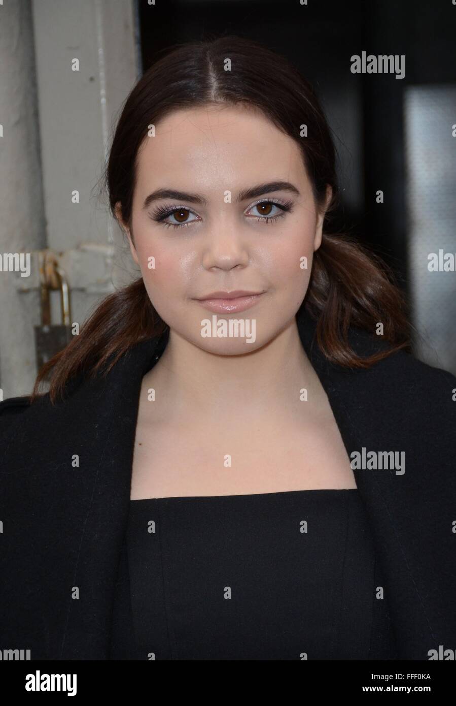 New York, NY, USA. 12th Feb, 2016. Bailee Madison out and about for Celebrity Candids - FRI, New York, NY February 12, 2016. Credit:  Everett Collection Inc/Alamy Live News Stock Photo