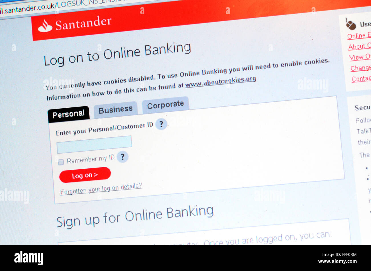 Personal  Santander UK