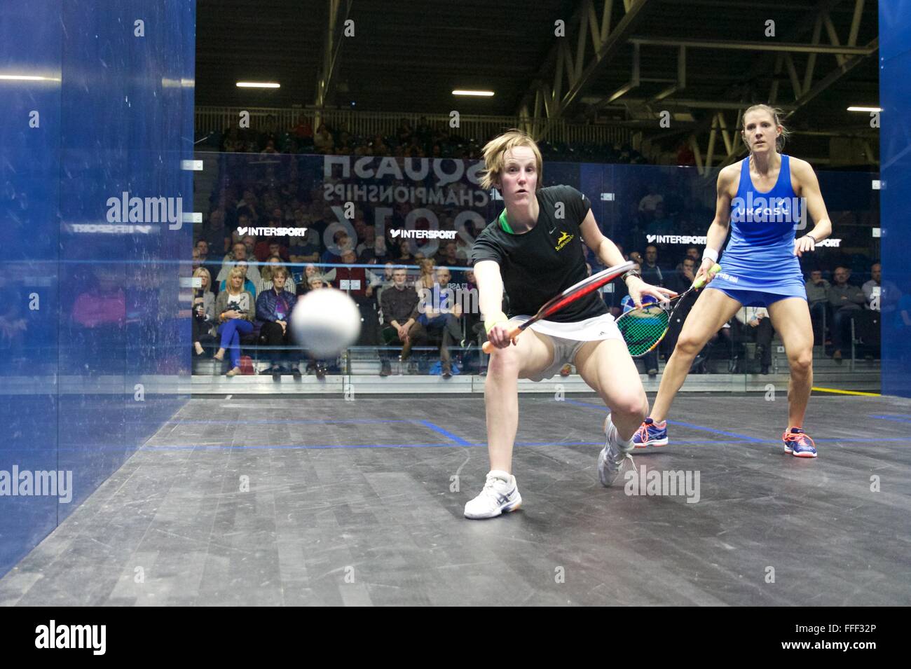 National Squash Centre, Manchester, UK. 12th Feb, 2016. British