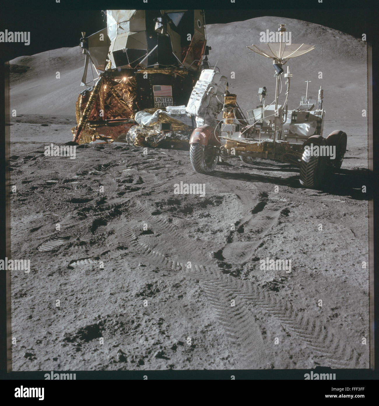 The Apollo 15 untouched photographic archive contains unaltered images ...