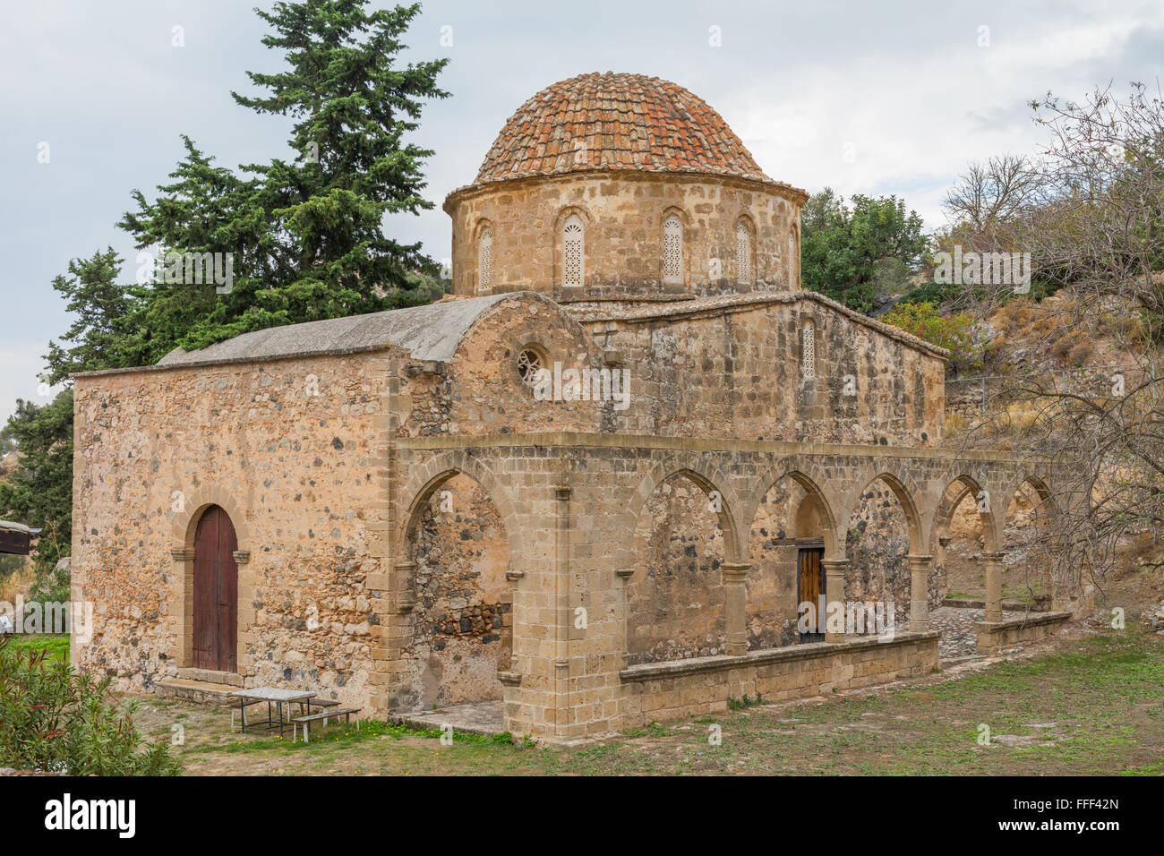 Byzantine Antiphonitis Church 12th Century Esentepe Northern Cyprus Stock Photo Alamy