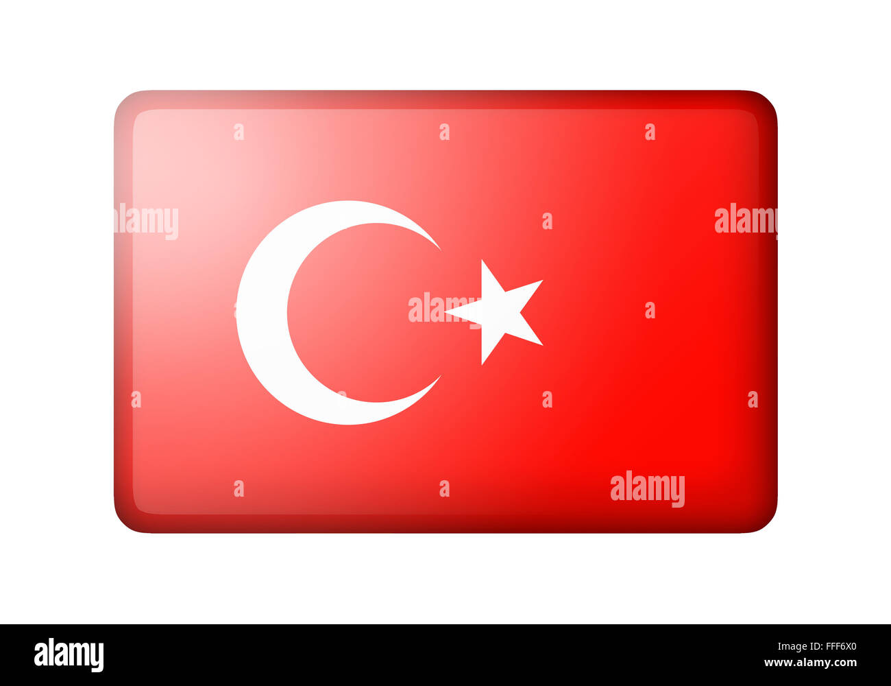 The Turkish flag Stock Photo Alamy